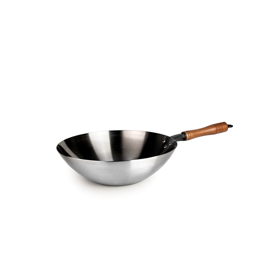 Wok IBILI KarbonSteel 32 cm