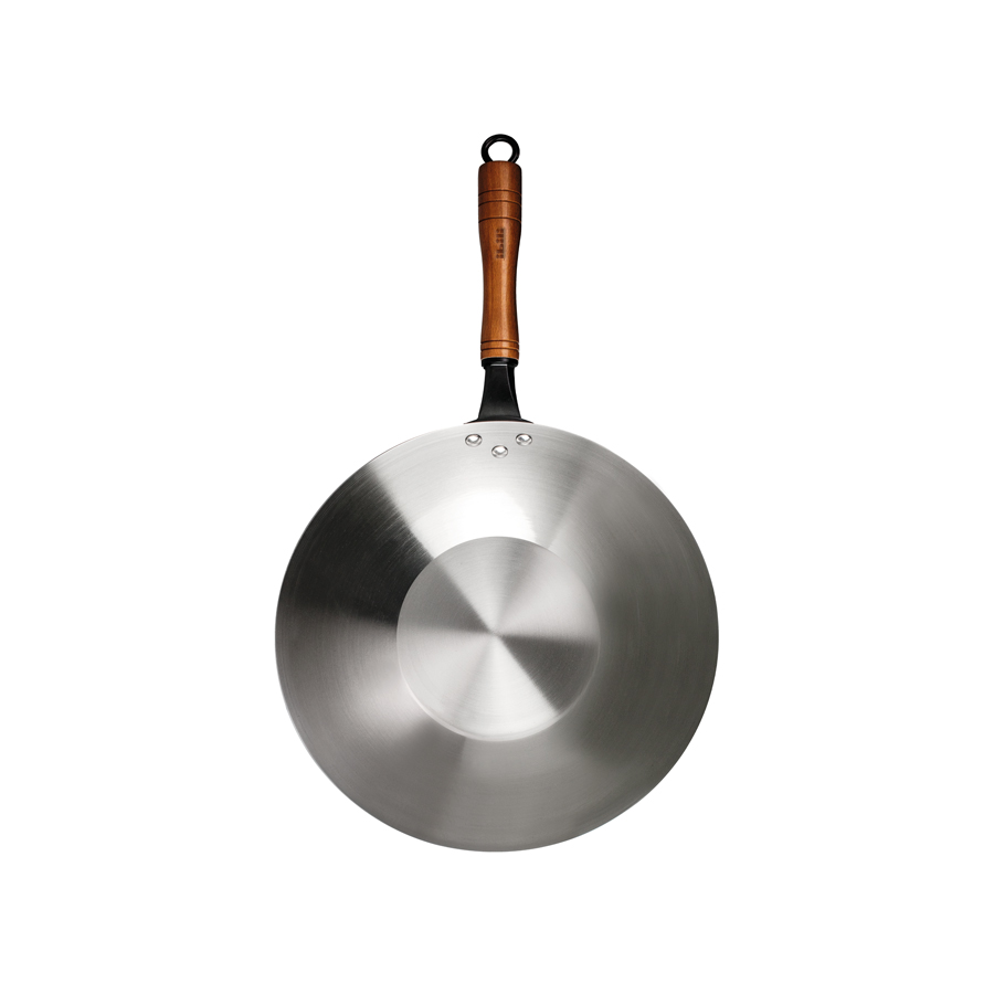 Wok IBILI KarbonSteel 32 cm - Imagen 3