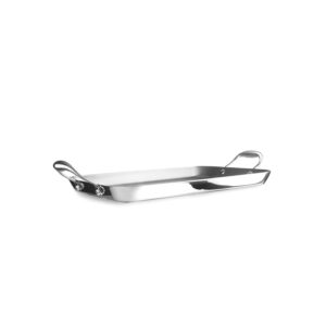 Grill plancha liso IBILI Triply Natural 38 × 25 cm